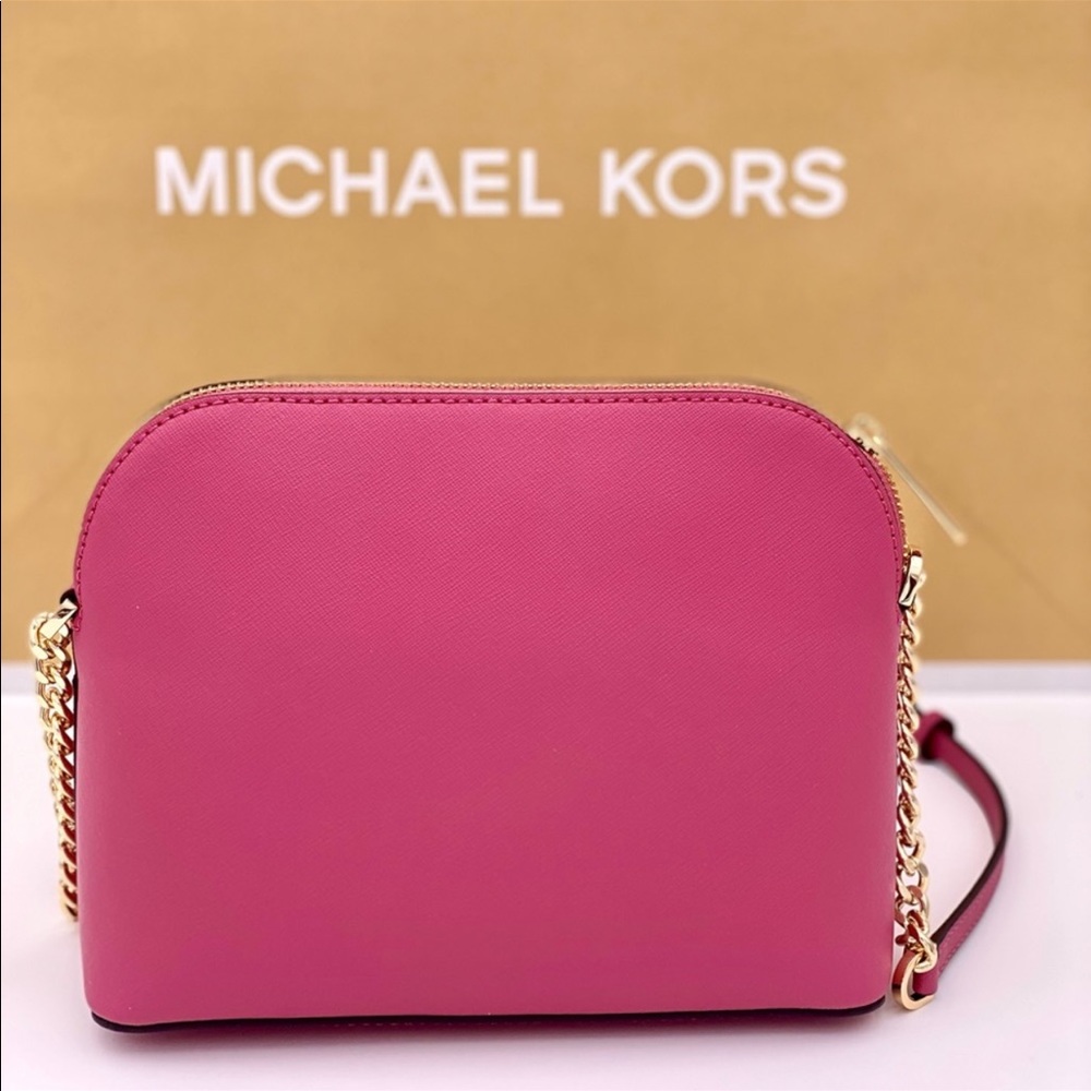 Michael Kors MD Dome Crossbody Rosewood Multi - Picture 4 of 11